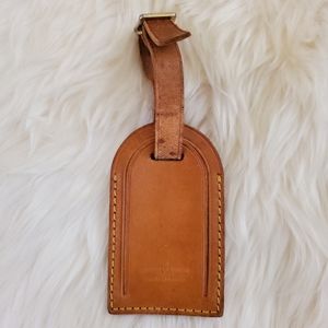 Louis Vuitton Luggage Hanging Travel Name Tag Leather